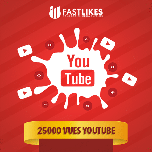 25000 VUES YOUTUBE