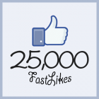25000 likes facebook