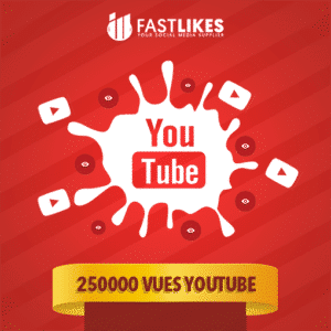 250000 VUES YOUTUBE