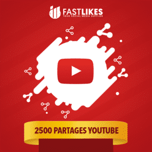 2500 PARTAGES YOUTUBE