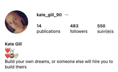 Capture mobile du haut d’un profil Instagram — Europe