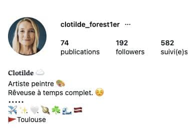 Capture mobile du haut d’un profil Instagram — France